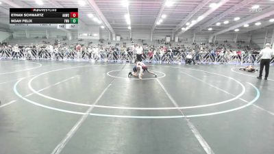 60 lbs Rr Rnd 3 - Ethan Schwartz, All-American Wrestling Club Red vs Noah Felix, Felix Wrestling Academy
