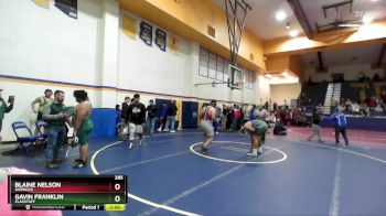 285 lbs Round 4 - Blaine Nelson, Shiprock vs Gavin Franklin, Flagstaff