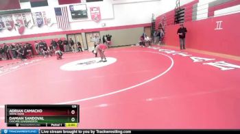 126 lbs Champ. Round 2 - Damian Sandoval, Cascade Leavenworth vs Adrian Camacho, White Swan