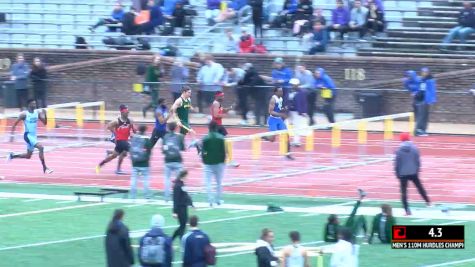 Men's 110m Hurdles Championship, Heat 1