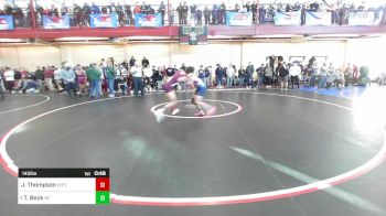145 lbs Round Of 64 - Jake Thompson, Weymouth vs Thomas Bock, New Fairfield