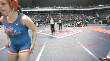 1-4A - 132 Quarterfinal - Melody Mauney, West Craven High School vs Malie Turner, Brevard High School