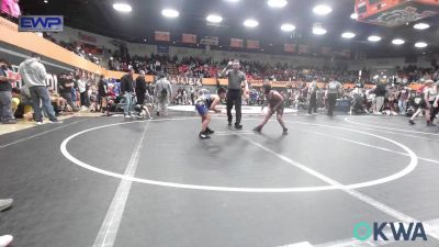 90 lbs Rr Rnd 1 - Weston Huff, F-5 Grappling vs Caden Lester, Choctaw Ironman Youth Wrestling