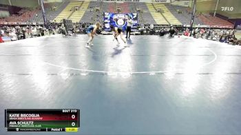 100 lbs Semifinal - Katie Biscoglia, Ubasa Wrestling Academy vs Ava Schultz, Pinnacle Wrestling Club