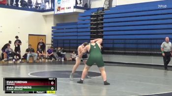 285 lbs Cons. Round 2 - Evan Sparenberg, Illinois Wesleyan vs Evan Foreman, Dubuque