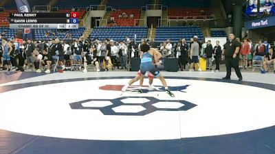 132 lbs Champ. Rd Of 32 - Paul Kenny, New Jersey vs Gavin Lewis, Indiana