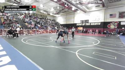 145 lbs Cons. Round 2 - Leah Espinosa, Adelanto vs Cynthia Rivera-Gutierrez, Kennedy