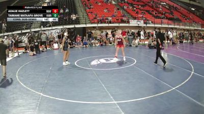 114.3-128.4 lbs Semis - Adalie Hazlett, Montana vs Taimane Mataafa Grove, Hawaii