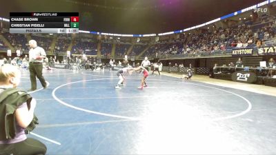 95 lbs Pigtails - Chase Brown, Ferndale vs Christian Piselli, Williamsport