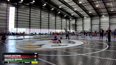 180 lbs Finals (8 Team) - August Rottman, Charlies Angels Black vs Brooklyn Graham, Braided Brutes