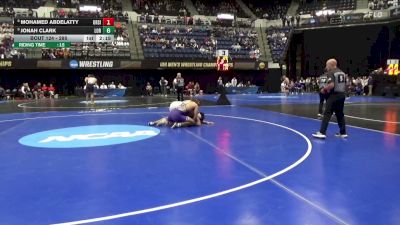 285 lbs Champ. Round 1 - Jonah Clark, Loras vs Mohamed Abdelatty, Ursinus