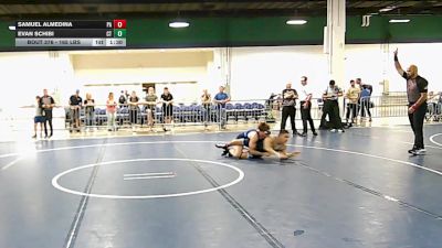 165 lbs Consi Of 16 #2 - Samuel Almedina, PA vs Evan Schibi, CT