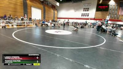145 lbs Quarterfinal - Thomas Dalton, Green River vs Lance Streifel, Thunder Basin High School