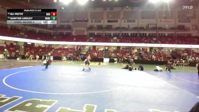 120 lbs Cons. Round 3 - Sawyer Lindley, Rocky Mountain vs Eli Pettit, Ridgevue