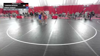 285 lbs Cons. Sub-semis - Quinton Ortegon, Team Nazar Training Center vs Lennox Charley