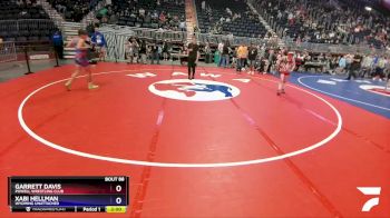 102 lbs Quarterfinal - Garrett Davis, Powell Wrestling Club vs Xabi Hellman, Wyoming Unattached