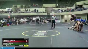 220 lbs Semis & 1st Wrestleback (8 Team) - James Clements, Marshfield vs Diego Cortes, Bettendorf