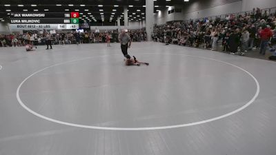 63 lbs Champ. Rd Of 64 - Jax Wankowski, Thoroughbred Wrestling Academy vs Luka Miljkovic, Moen Wrestling Academy