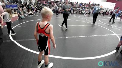 43 lbs Round Of 16 - Josiah Rosas 3, OKC Saints Wrestling vs Rhett Pitts, Cowboy Wrestling Club