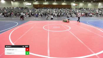 130 lbs Rr Rnd 1 - Zayden Anderson, Squires vs Iziah Folsom, Willits Grapplin Pack