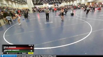 117 lbs Cons. Round 3 - Addyson Vancott, UT vs Kyla Johnson, IN