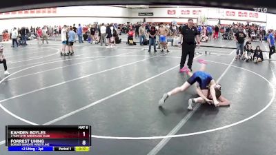 149 lbs Round 4 - Forrest Uhing, Border Bandits Wrestling vs Kamden Boyles, 2 Tuff Gym Wrestling Club