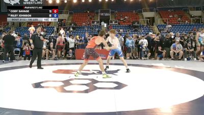 190 lbs Champ. Rd Of 16 - Cody Savage, Texas vs Riley Johnson, Nebraska