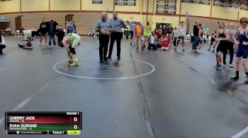 120 lbs Round 2 (10 Team) - Evan Durand, Headhunters vs Cherry Jack, Kraken