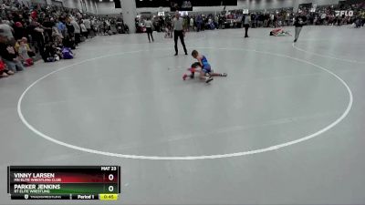 58 lbs Champ. Round 1 - Vinny Larsen, MN Elite Wrestling Club vs Parker Jenkins, RT Elite Wrestling