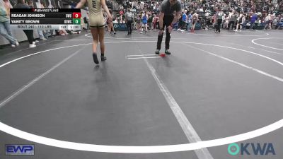 110 lbs Quarterfinal - Reagan Johnson, Cowboy Wrestling Club vs Vanity Brown, D3 Wrestling Cluib