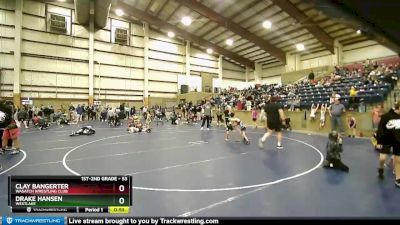 53 lbs Quarterfinal - Drake Hansen, Westlake vs Clay Bangerter, Wasatch Wrestling Club