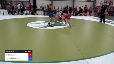 61 kg Round Of 64 - Vinny Citrano, Oklahoma Rtc vs Alex Almeyda, Pennsylvania RTC