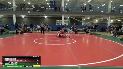 160 lbs Round 3 (16 Team) - Tom Heiser, Askren Wrestling Academy 1 vs Lliam Dillon, Neighborhood