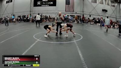 72 lbs Round 3 (4 Team) - Bradey Bleich, Mat Assassins Black vs Nathan Bunda, Grit Mat Club