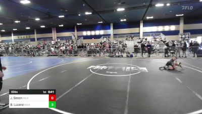 65 lbs Quarterfinal - Jett Seson, Golden Backs MRTC vs Brody Luzano, SoCal Hammers