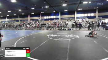 65 lbs Quarterfinal - Jett Seson, Golden Backs MRTC vs Brody Luzano, SoCal Hammers