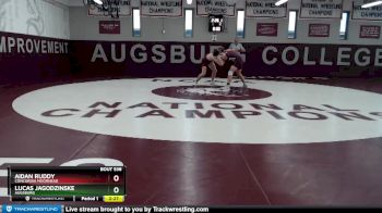149 lbs Quarterfinal - Aidan Ruddy, Concordia Moorhead vs Lucas Jagodzinske, Augsburg