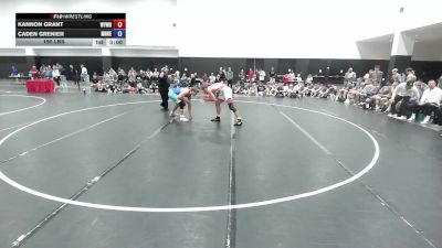 190 lbs Kannon Grant, Team Wyoming White vs Caden Grenier, Minnesota Red