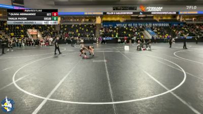 110 lbs Champ. Round 1 - Thalia Paton, Maple Park (Kaneland) vs Olivia Hernandez, Bettendorf