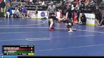 117-130 lbs Round 4 - Lily Weinreich, The Best Wrestler vs Hayden Bratland, Ubasa Wrestling Academy