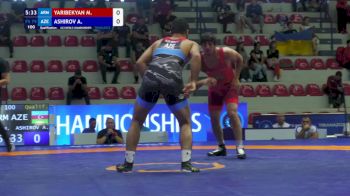 79 kg Qualif. - Menua Yaribekyan, Armenia vs Ashraf Ashirov, Azerbaijan