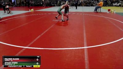 115 lbs Semis & 1st Wrestleback (8 Team) - Palmer Olson, Sartell vs Ethan Stern, Paynesville