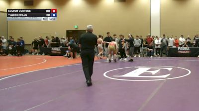 100 lbs Champ. Rd Of 32 - Colton Cortese, Triumph Trained vs Jacob Wills, Headhunters Wrestling Club
