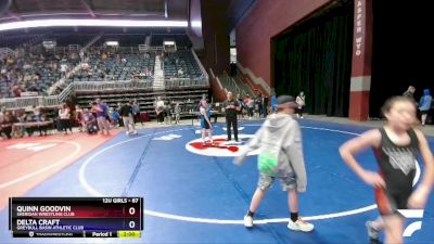 87 lbs Round 2 - Quinn Goodvin, Sheridan Wrestling Club vs Delta Craft, Greybull Basin Athletic Club