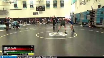 152 lbs Cons. Round 2 - Keenan Allen, Gering vs Tyler Dorrell, East