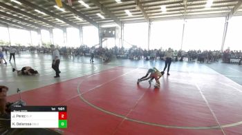 74 lbs Semifinal - Joshua Perez, El Paso Wildcats vs Kasseus Delarosa, Colorado Bad Boys