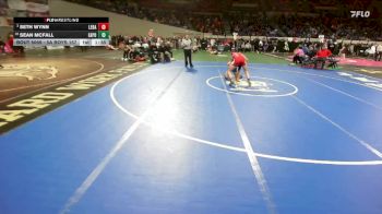5A Boys 157 lbs Champ. Round 1 - Seth Wynn, Lebanon Boys vs Sean McFall, Eagle Point Boys
