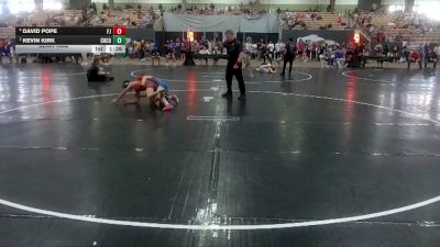105 lbs Semifinal - Kevin Kirk, Halls Wrestling vs David Pope, Fairview Jackets