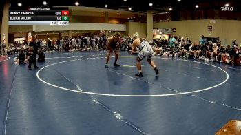 215 lbs Finals (2 Team) - Elijah Willis, Alabama Elite Gold vs Henry Drazek, Ground Zero WC