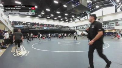 197 lbs Cons. Round 4 - Jose De La Torre, Rio Hondo College vs Caleb Konoski, Cuesta College